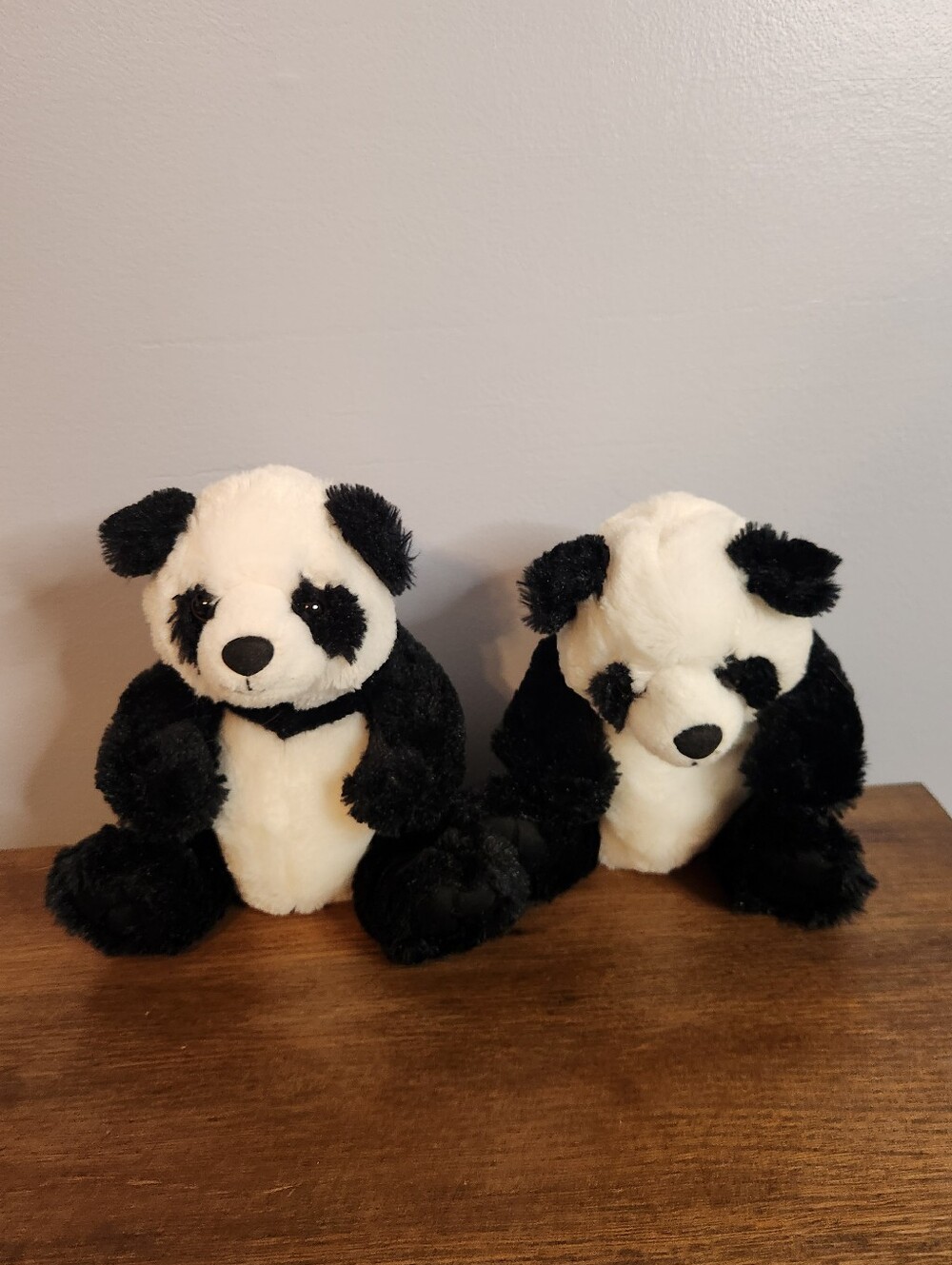 Set of 2 Adventure Planet Panda Bear Stuffed Animals 8in